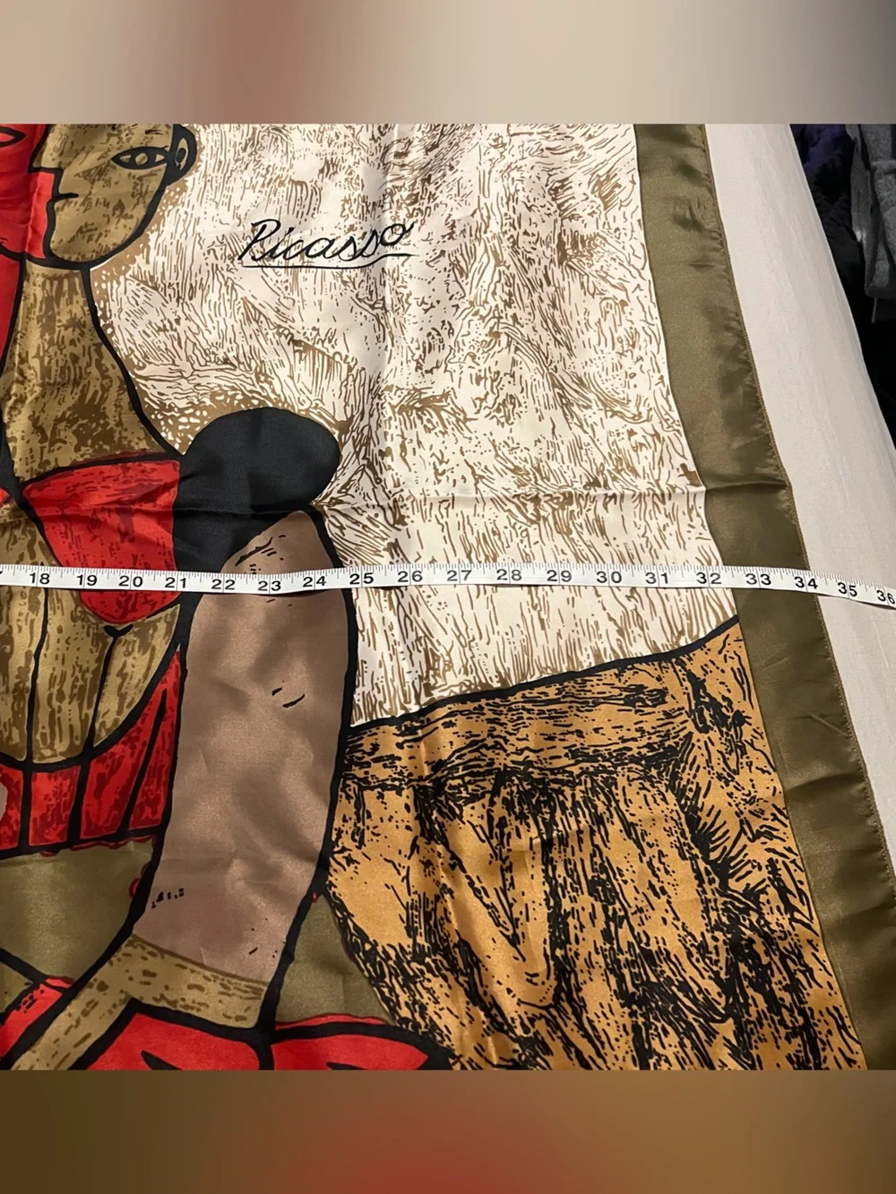 Vintage Picasso scarf 34” square